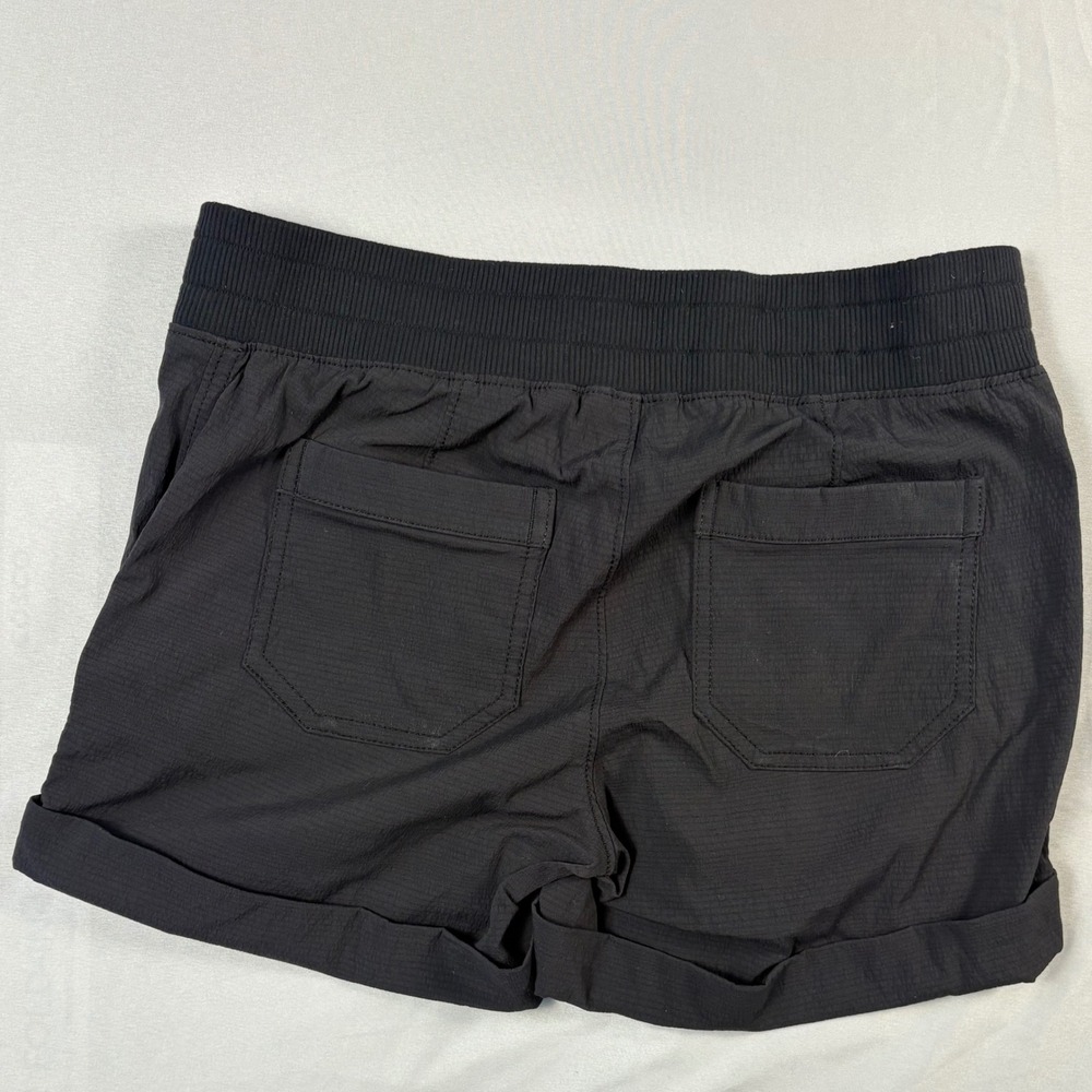 Athleta Trekkie North Mid Rise Shorts Womens Size 2 Black Lightweight - Picture 6 of 6